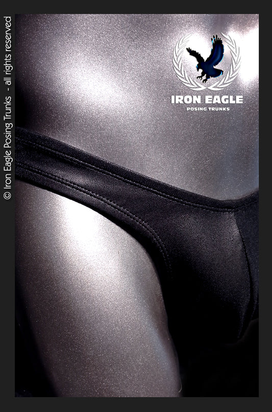 Pro Classic Physique Trunks - 1.5'' Black Matt Mystique