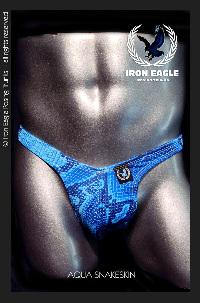 SAMPLE SALE - Check-In 'Aqua Snakeskin' (Premier/M)