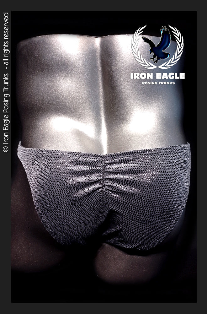 Grey Velvet Lizard Skin