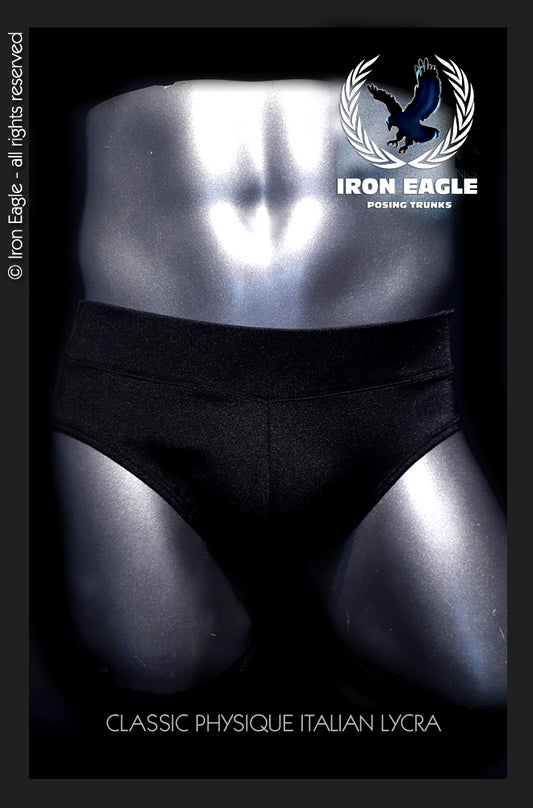 Classic Physique Briefs - Black Italian Lycra