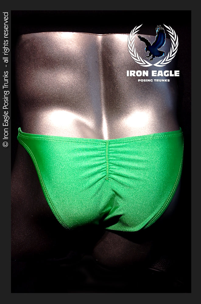 Apple Green Satin Lycra