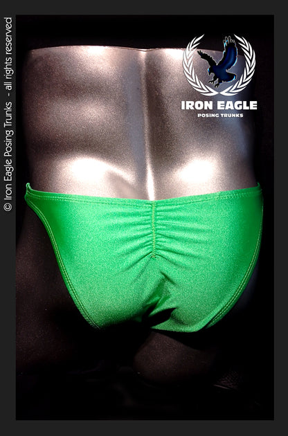 Apple Green Satin Lycra