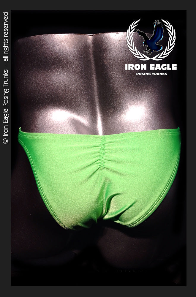 Apple Green Satin Lycra