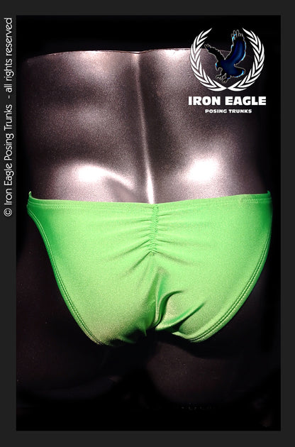 Apple Green Satin Lycra