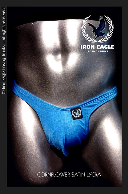 Cornflower Blue Satin Lycra