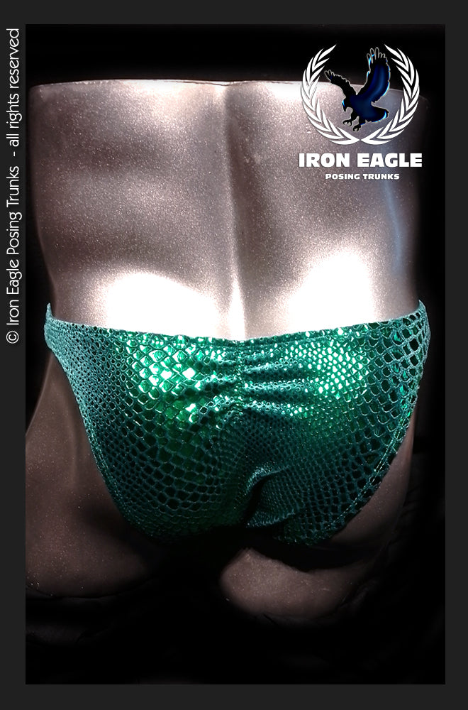 Emerald Snakeskin Velvet
