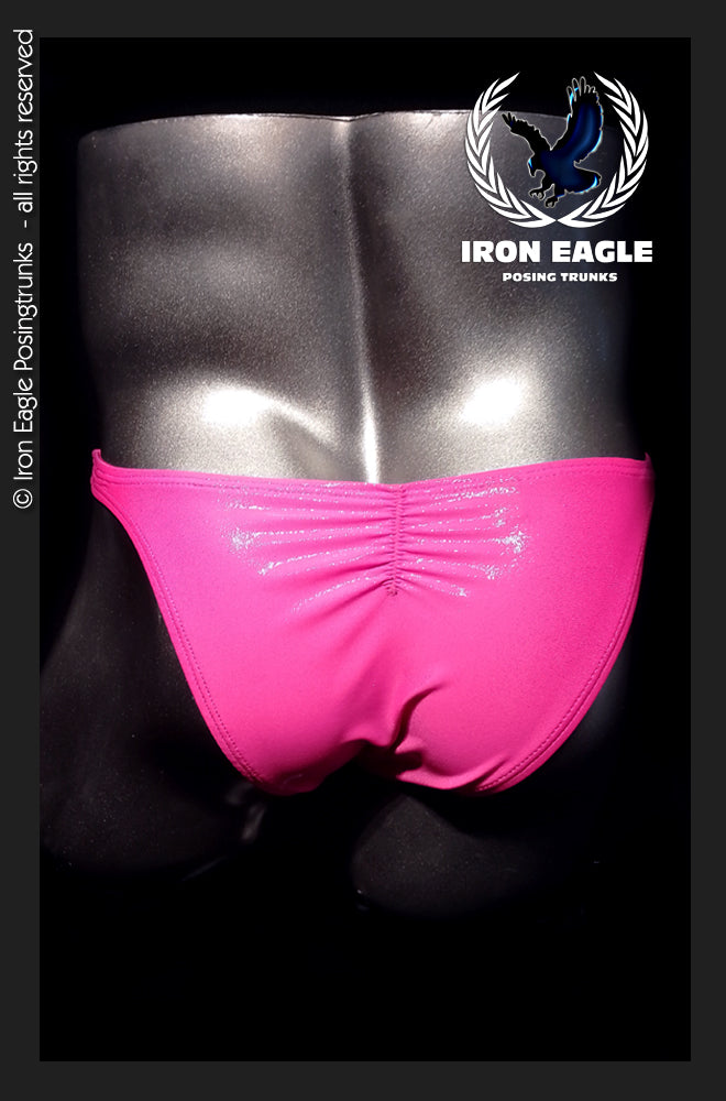 Iron Eagle Neon Pink Mystique Posing Trunks