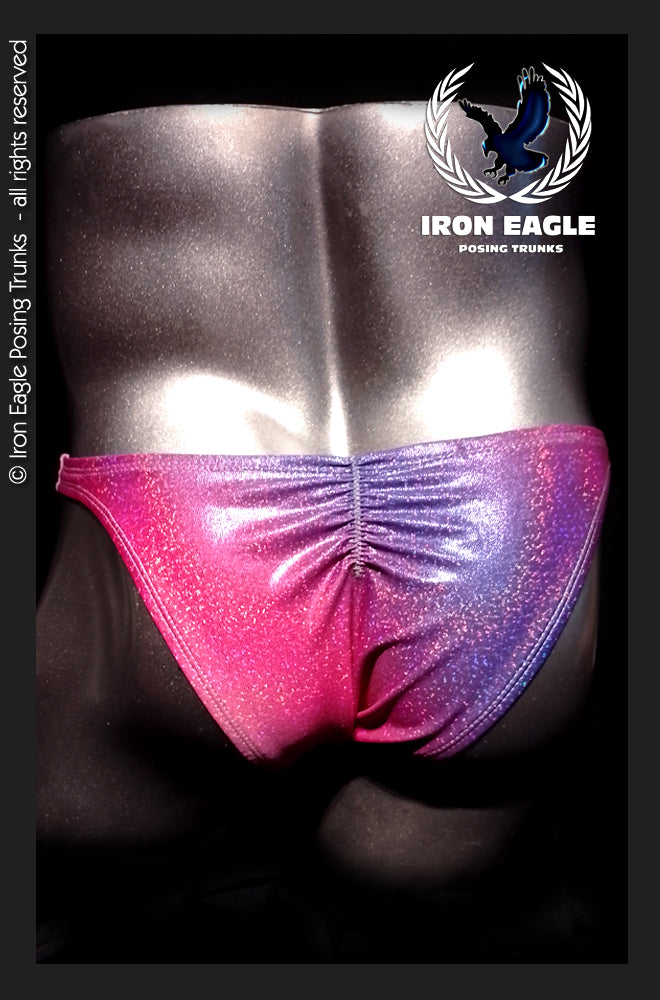 Ombre Rainbow Pink Hologram Mystique