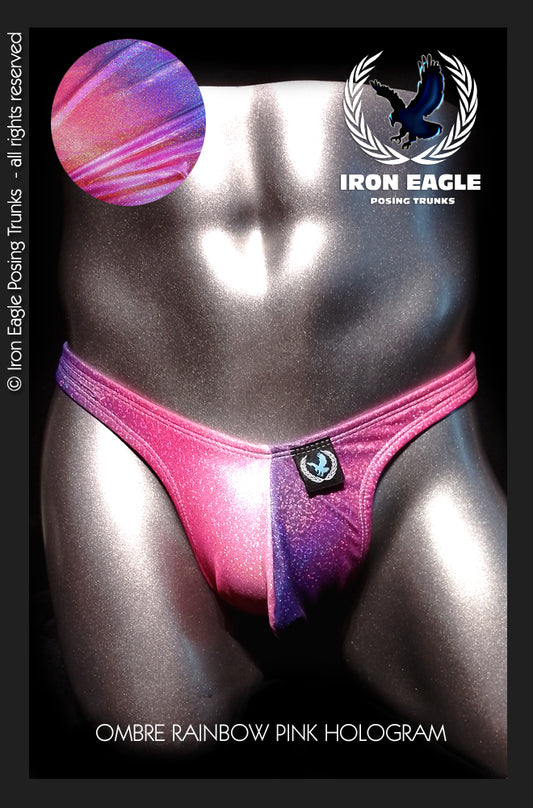 Ombre Rainbow Pink Hologram Mystique