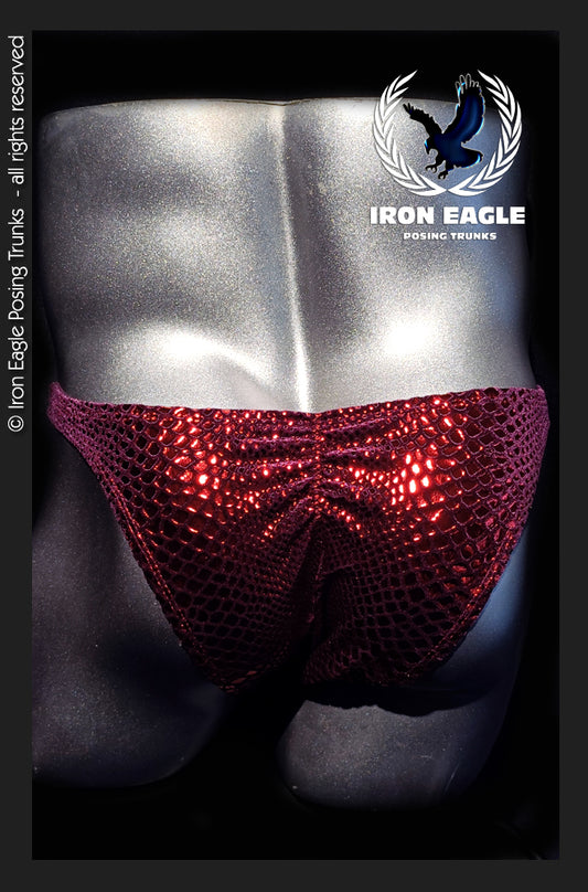 Red Snakeskin Velvet