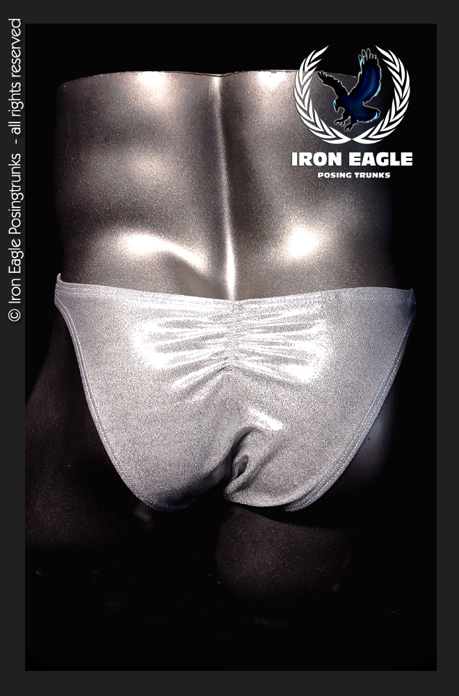 Iron Eagle Silver Mystique Posing Trunks